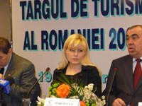 Elena Udrea laTargul deTurism al Romaniei martie 2009, ROMEXPO